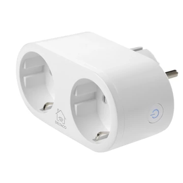 Elosztó SMART HOME SH-P02E  energiafigyelővel, WiFi, Deltaco