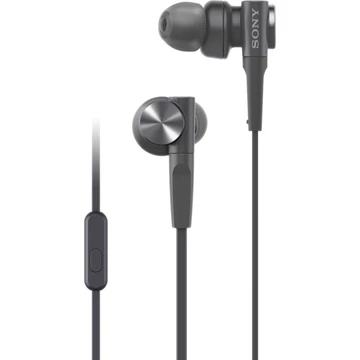 Sony MDRXB55APB Extra Bass mikrofonos fekete fülhallgató