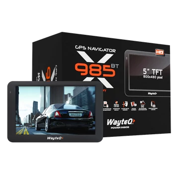 Wayteq x985BT 5" 8GB Bluetooth Térkép Nélkül