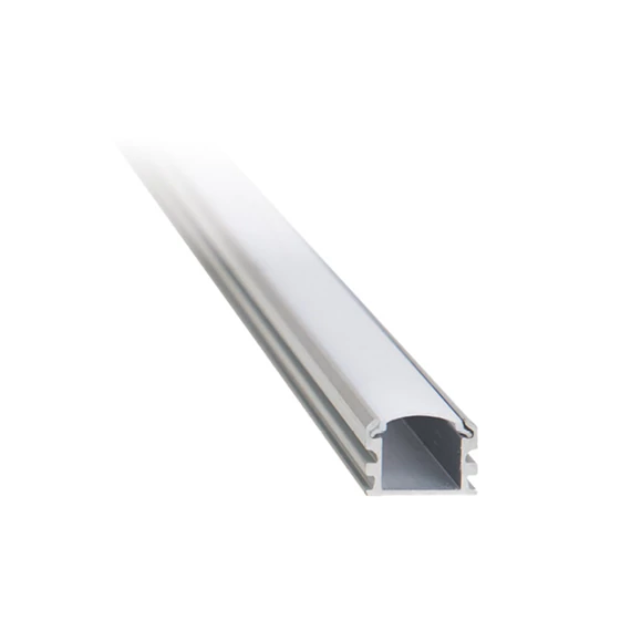 Alu Profil LED szalaghoz CC026 PVC borítással KX374 (2méter/db)