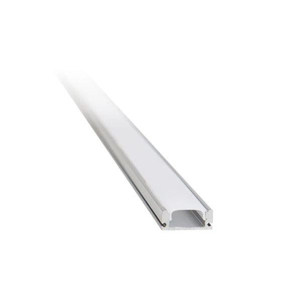 Alu Profil LED szalaghoz CC032 PVC borítással (2méter/db)