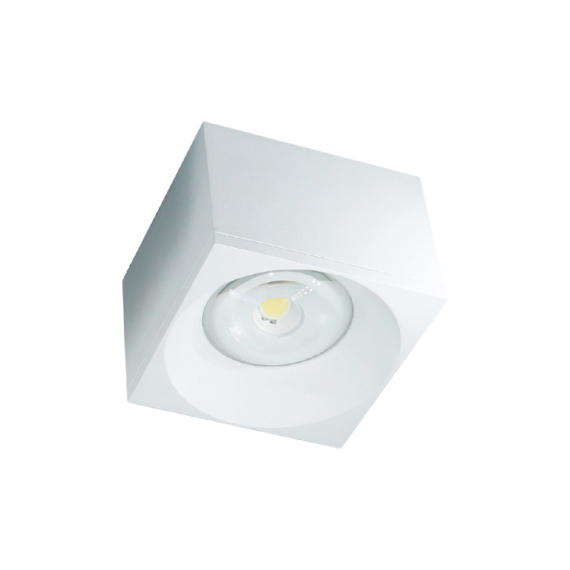 LED FTS S1605 12W felületre szerelhető mélysugárzó szögletes fehér