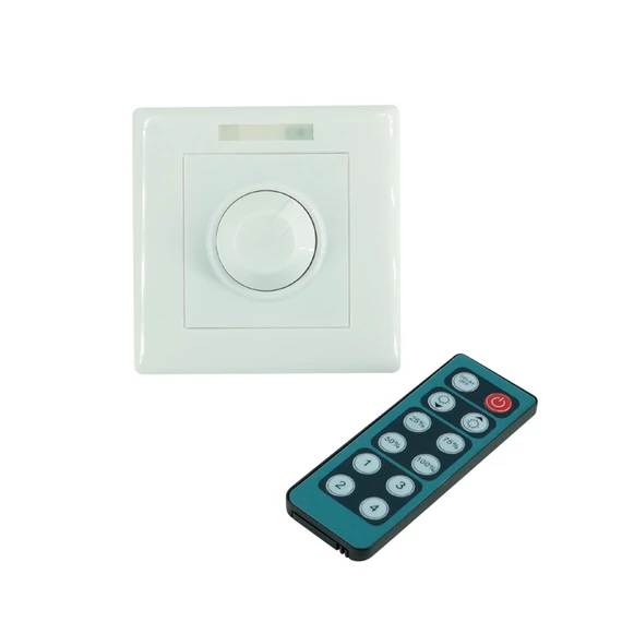 LED DIMMER FOR WALL 220V 1,3A fali fényerőszabályozó távirányítóval