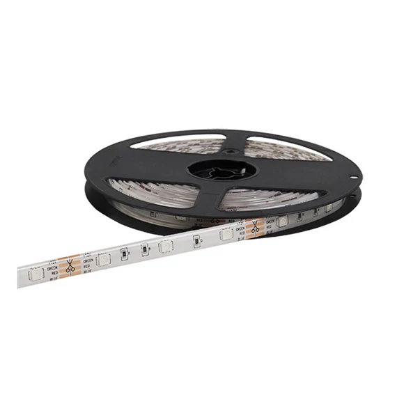 LED szalag 30 5050 RGB IP54 DC12V, 5m/tekercs