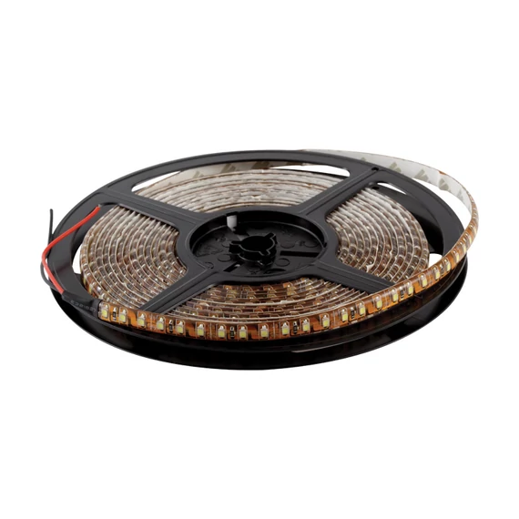 LED szalag 60 3528 piros IP54 DC12V, 5m/tekercs
