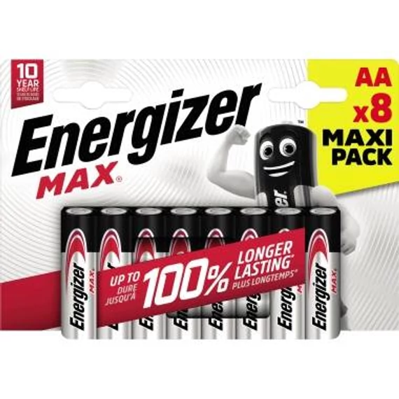 Elem, AA ceruza, 8 db, ENERGIZER "Max"