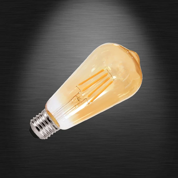 LED FILAMENT ST64 E27 7W 2700K fényforrás