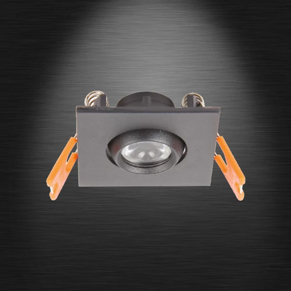 ANGEL EYE LED S04 3W 4000K szögletes szpot mélysugárzó fekete