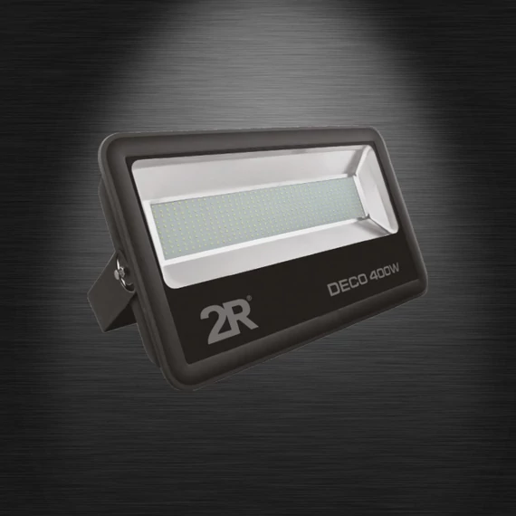 DECO LED reflektor 400W 6000K fekete