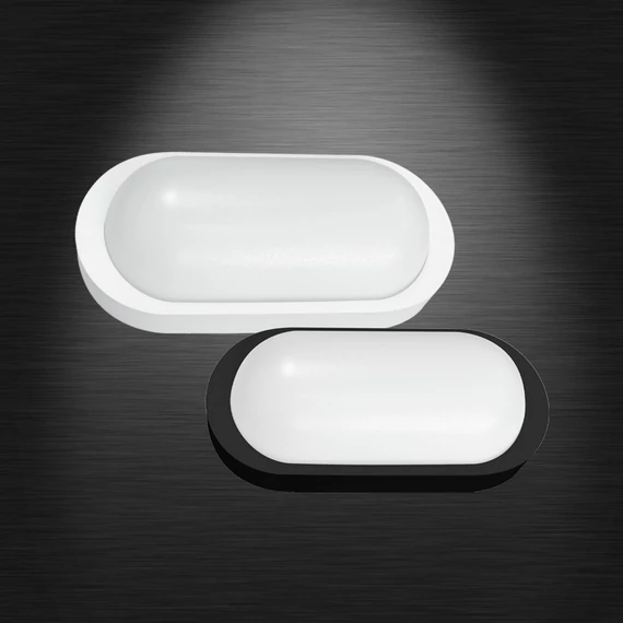 ELLIPSE 18W fekete fali lámpatest