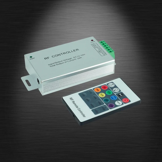 CONTROLLER FOR RGB 12V 3x8A 20 KEYS RF távirányító LED szalaghoz