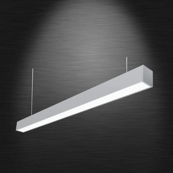 LED SONATA 40W 3000K LED függesztett lámpatest ezüst