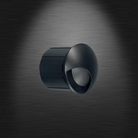LED STAIR 04 3W süllyesztett lámpatest fekete