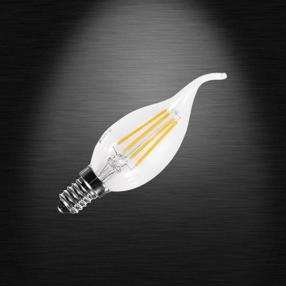 LED FILAMENT BT35 E14 4W 4000K FLAME gyertyaláng fényforrás