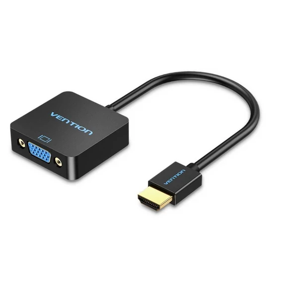 KONVERTER HDMI -> VGA, 0,15m, (+M USB/F & Aud Port), Vention