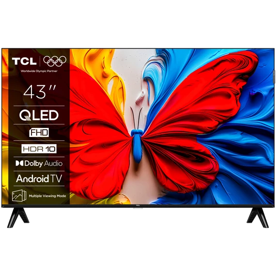 TCL 43S5K 2K QLED Televízió 109cm FHD HDR Android TV