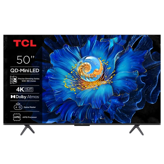 TCL 50C6KS LED Televízió 127cm 4K QD-MiniLED HDR Google TV