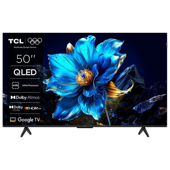TCL 50P7K LED Televízió 127cm 4K QLED HDR Google TV