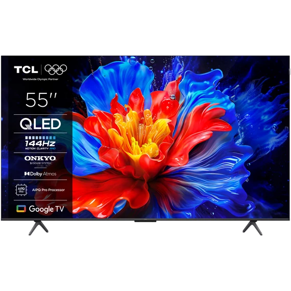 TCL 55P8K LED Televízió 139cm 4K QLED HDR Google TV