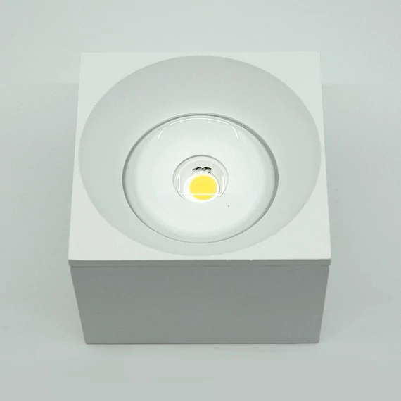 LED FTS S1605 12W felületre szerelhető mélysugárzó szögletes fekete