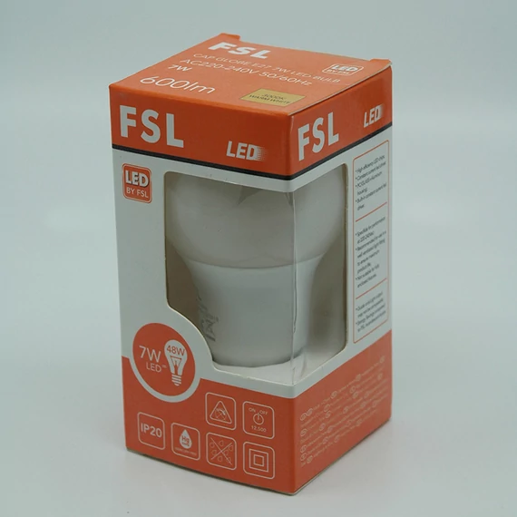 LED CAP GLOBE A60 E27  10W 3000K Dimmelhető körte fényforrás
