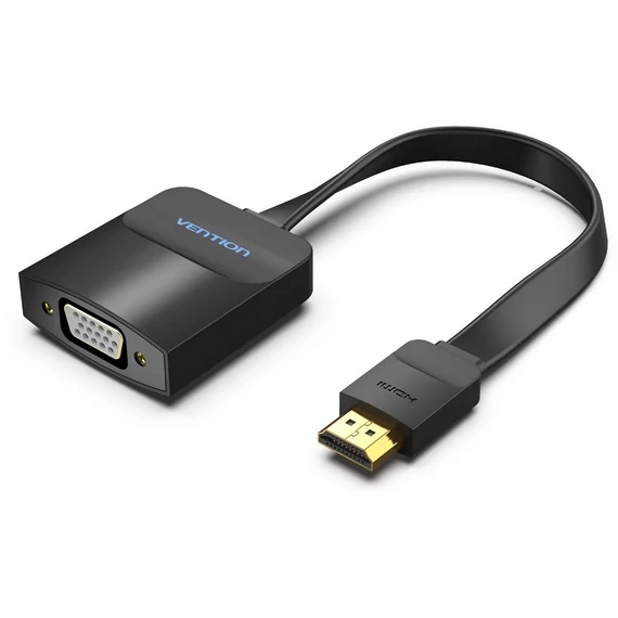 KONVERTER HDMI (lapos) -> VGA, 0,15m, Vention