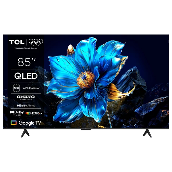 TCL 85P7K LED Televízió 215cm 4K QLED HDR Google TV