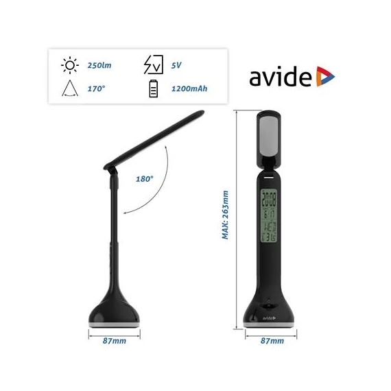 Asztali lámpa, LED, 4W, AVIDE 