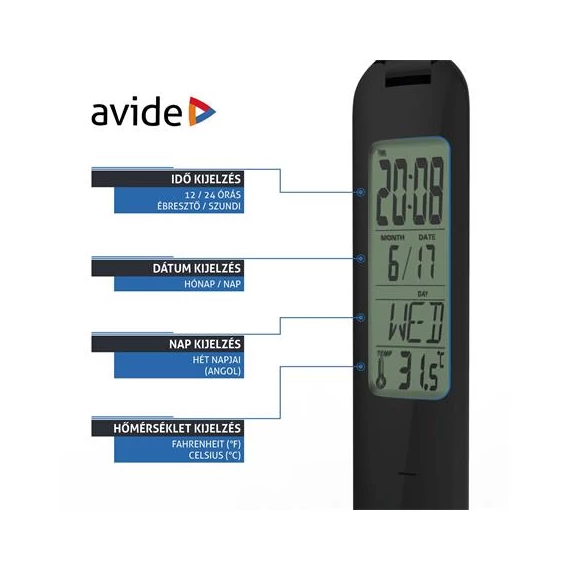Asztali lámpa, LED, 4W, AVIDE 