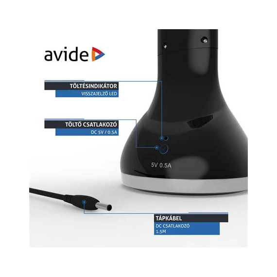 Asztali lámpa, LED, 4W, AVIDE 