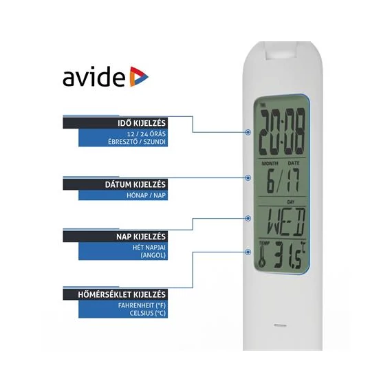 Asztali lámpa, LED, 4W, AVIDE 