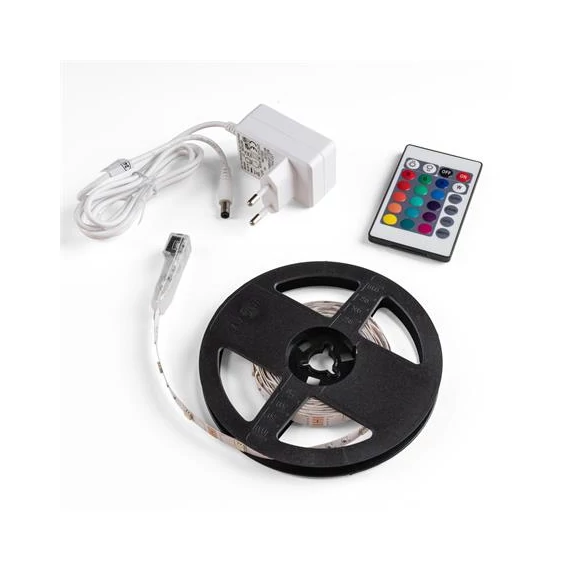 LED szalag, 3m, 90 LED, 7,2W, 990lm, RGB, AVIDE