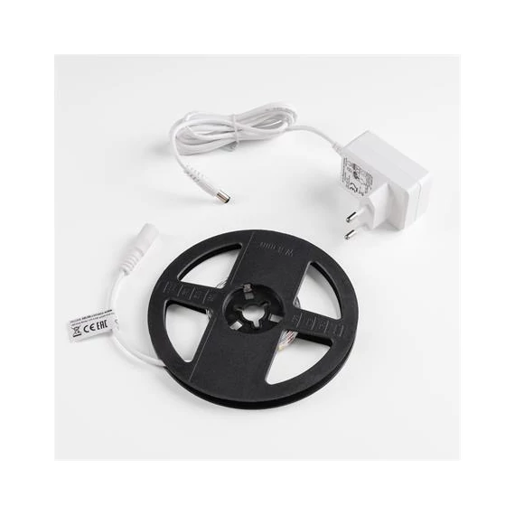 LED szalag, 2m, 120 LED, 4,8W, 960lm, fehér, 4000K, AVIDE