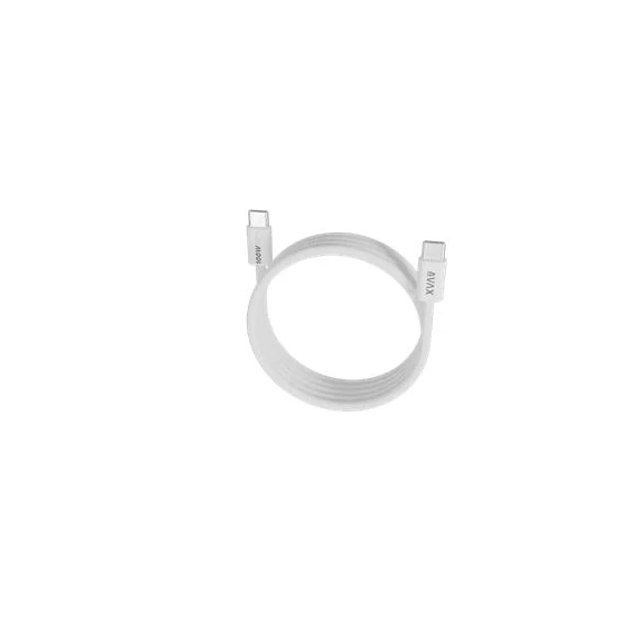 Töltőkábel, USB-C - USB-C, mágneses, 100W, 1 m, AVAX 