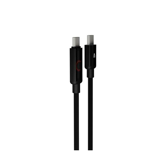 Töltőkábel, USB-C - USB-C, 60W, 1 m, AVAX 
