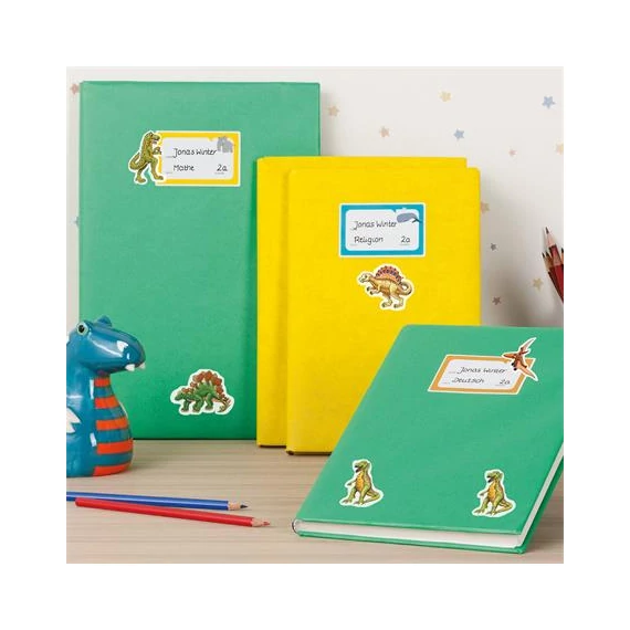 Matrica papír 3ív/csomag Avery dinoszauruszok
