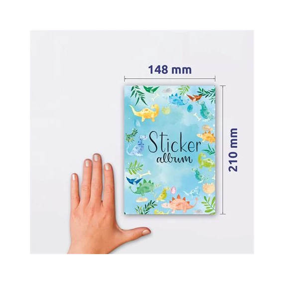 Matricagyűjtő album, A5, AVERY ZWECKFORM, dinoszaurusz