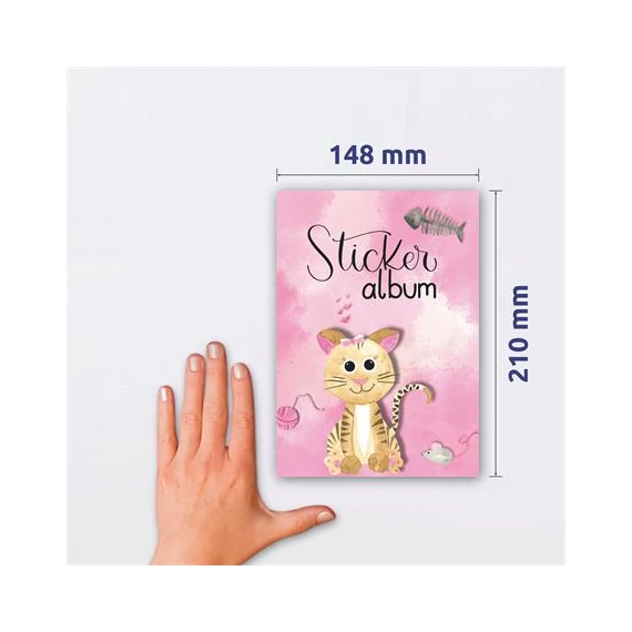 Matricagyűjtő album, A5, AVERY ZWECKFORM, cica