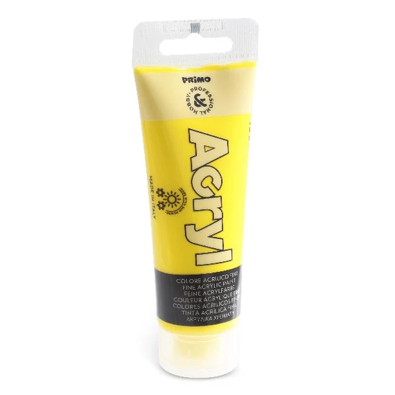 Akrilfesték PRIMO 75 ml citromsárga