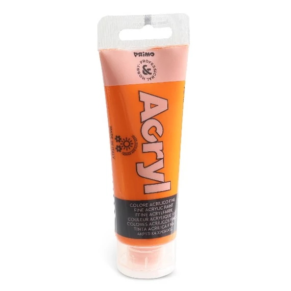 Akrilfesték PRIMO 75 ml narancssárga