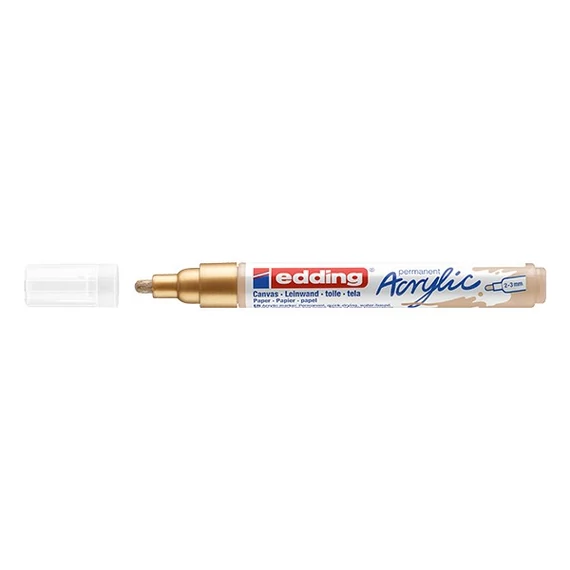 Akril marker 2-3mm, Edding 5100 arany