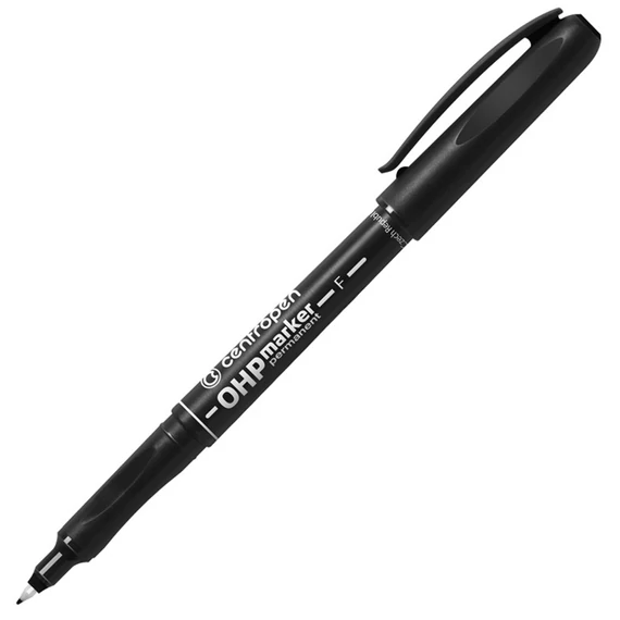 Permanent marker 0,6mm, F OHP Centropen 2636 fekete
