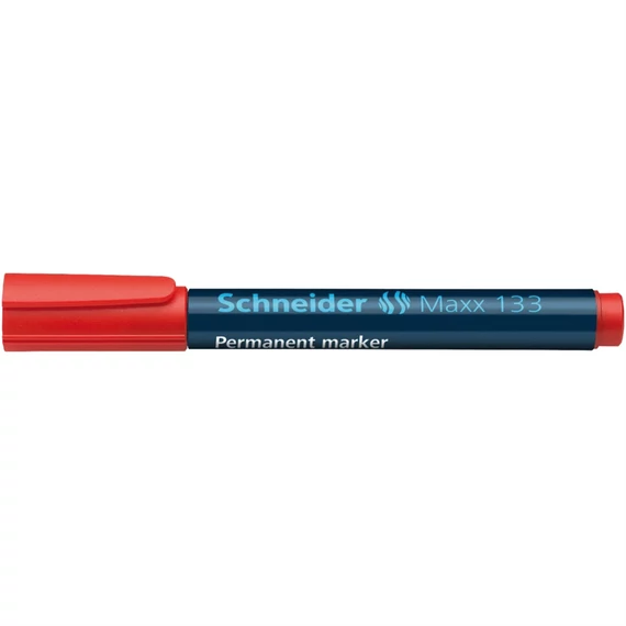 Alkoholos marker, 1-4 mm, vágott, SCHNEIDER "Maxx 133", piros