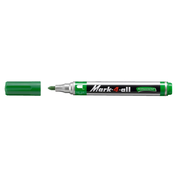 Alkoholos marker, 1,5-2,5 mm, kúpos, STABILO "Mark-4-all", zöld