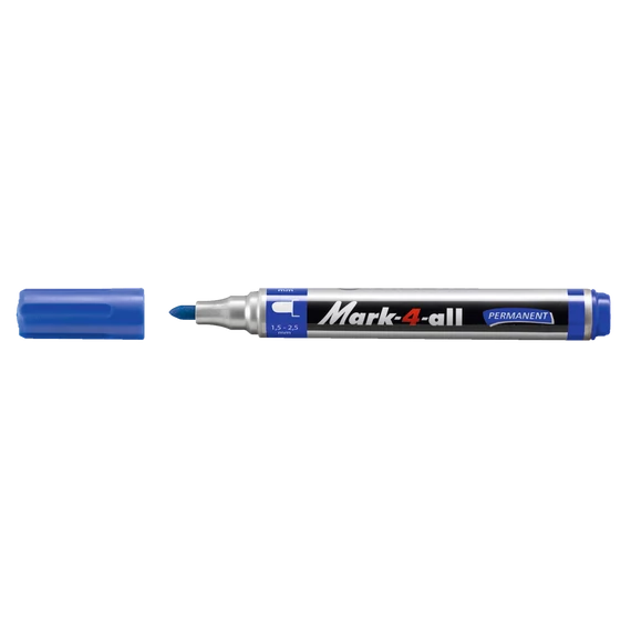 Alkoholos marker, 1,5-2,5 mm, kúpos, STABILO "Mark-4-all", kék