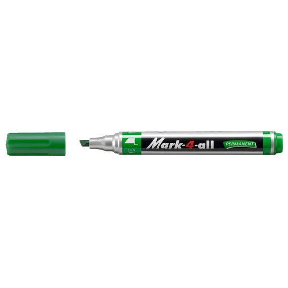 Permanent marker 1-4mm, vágott S Stabilo Mark-4-all 653/36 zöld