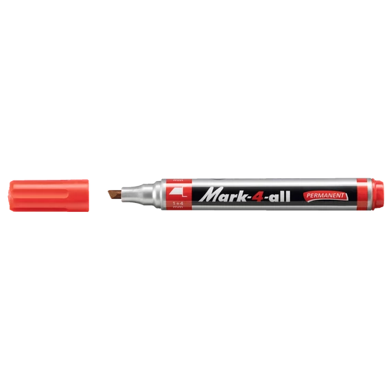 Permanent marker 1-4mm, vágott S Stabilo Mark-4-all 653/40 piros