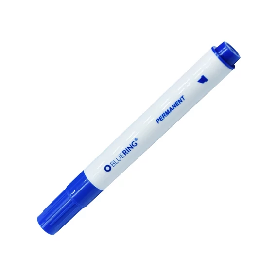 Permanent marker 1-4mm, vágott végű Bluering® kék