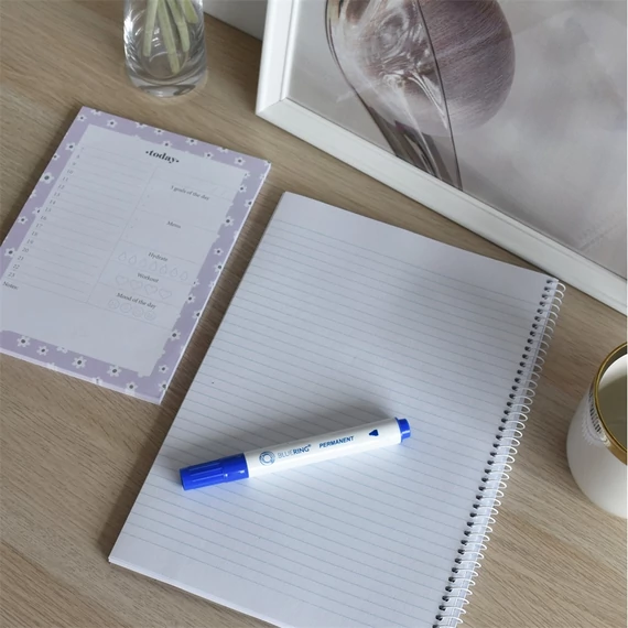 Permanent marker 3mm, kerek végű Bluering® kék
