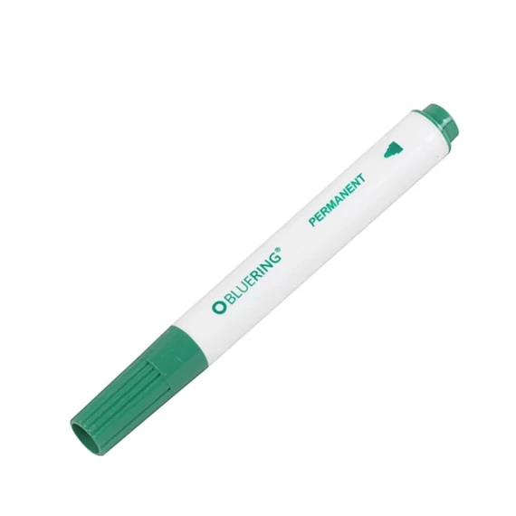 Permanent marker 3mm, kerek végű Bluering® zöld